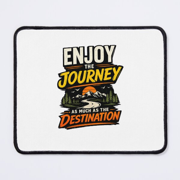 Item preview, Enjoy the Journey as Much as the Destination | Inspirational Travel Quote designed and sold by classthetic.