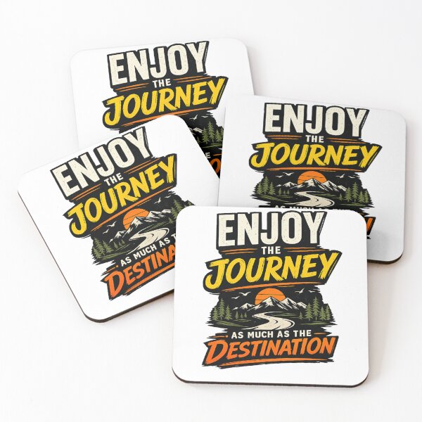 Item preview, Enjoy the Journey as Much as the Destination | Inspirational Travel Quote designed and sold by classthetic.