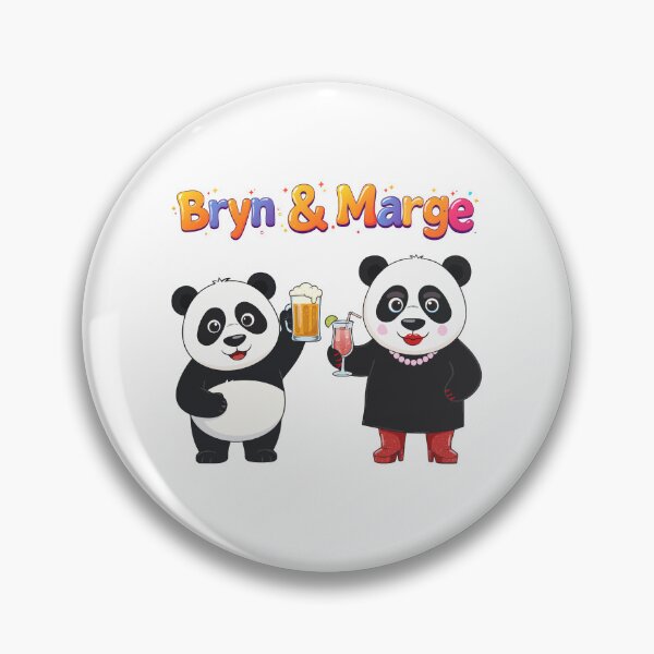 Item preview, Meet Bryn and Marge the Panda Bear couple designed and sold by Asterisk-a.