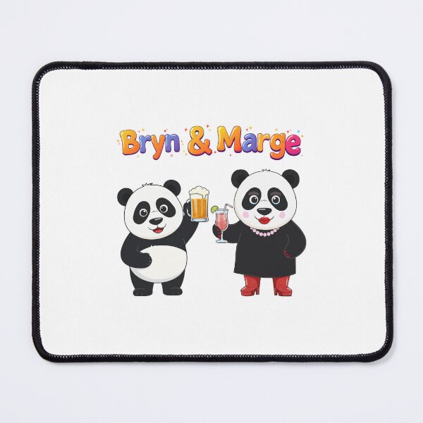 Item preview, Meet Bryn and Marge the Panda Bear couple designed and sold by Asterisk-a.