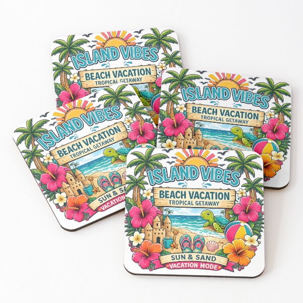 Item preview, Island Vibes Beach Vacation Print, Tropical Getaway Design, Summer Sun and Sand Shirt Graphic designed and sold by TM DESIGNS AND MORE.
