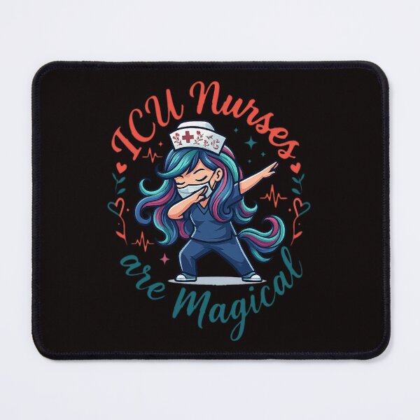 Item preview, ICU Nurses Are Magical - Dabbing Nurse Unicorn Sticker designed and sold by Salwastore.