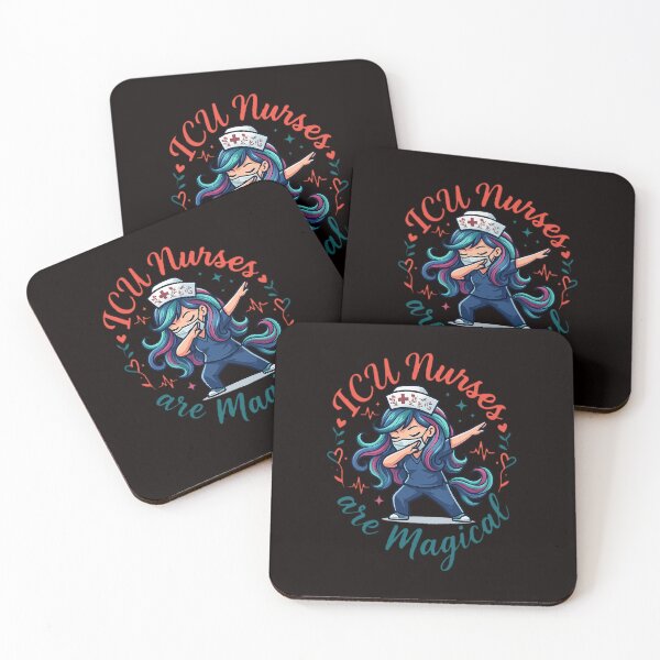 Item preview, ICU Nurses Are Magical - Dabbing Nurse Unicorn Sticker designed and sold by Salwastore.
