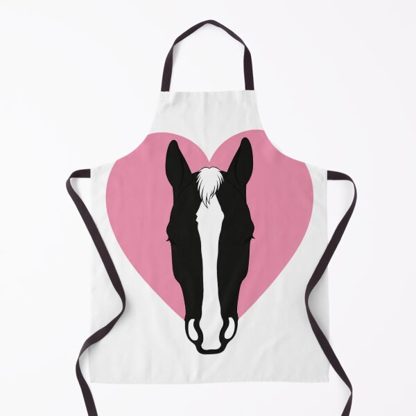 Item preview, Minimalist Horse Heart Silhouette | Blaze Marking | Equestrian Line Art designed and sold by RealEqEdit.