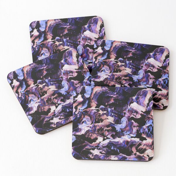 Item preview, Abstract Cosmic Fluidity Dark Moody Modern Art Design designed and sold by Manga moshi .