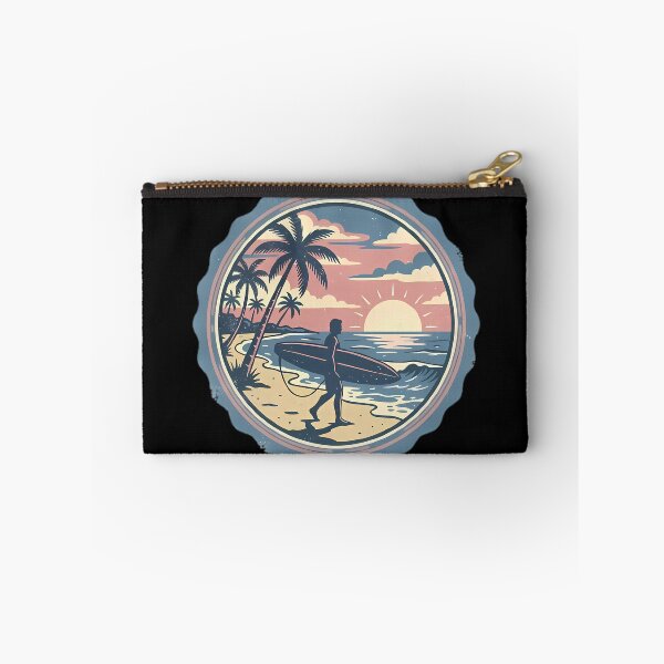 Item preview, Surfer Walking Beach At Sunset designed and sold by Linework Studio.
