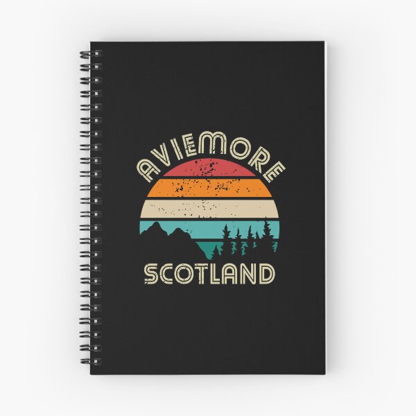 Item preview, Aviemore Scotland Vintage Retro Sunset designed and sold by ForzaDesigns.