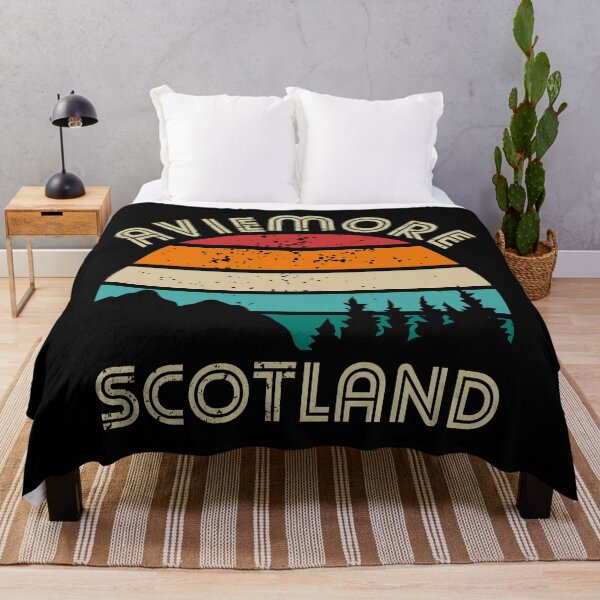 Item preview, Aviemore Scotland Vintage Retro Sunset designed and sold by ForzaDesigns.