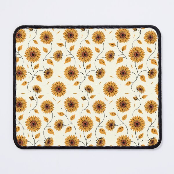 Item preview, Bold Sunflower Botanical Vine Pattern designed and sold by NuvoraNest.