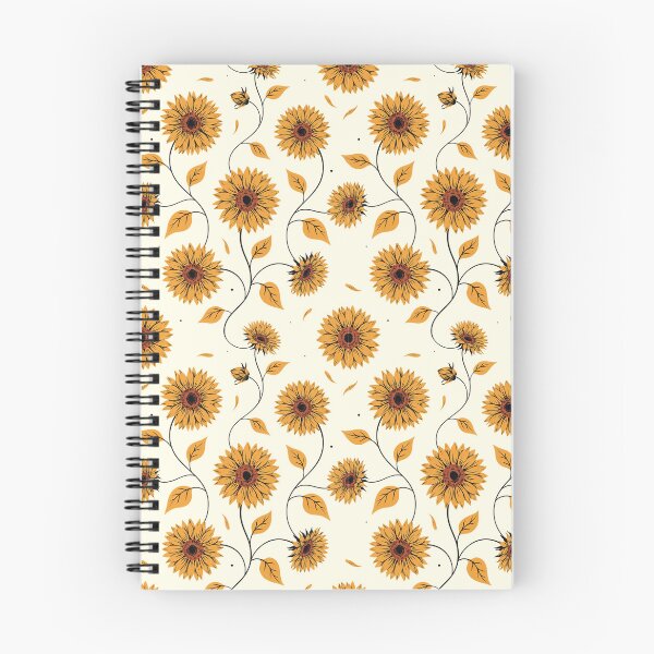 Item preview, Bold Sunflower Botanical Vine Pattern designed and sold by NuvoraNest.