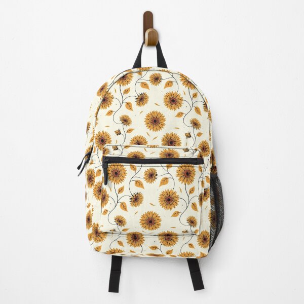 Item preview, Bold Sunflower Botanical Vine Pattern designed and sold by NuvoraNest.