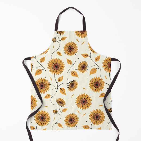 Item preview, Bold Sunflower Botanical Vine Pattern designed and sold by NuvoraNest.