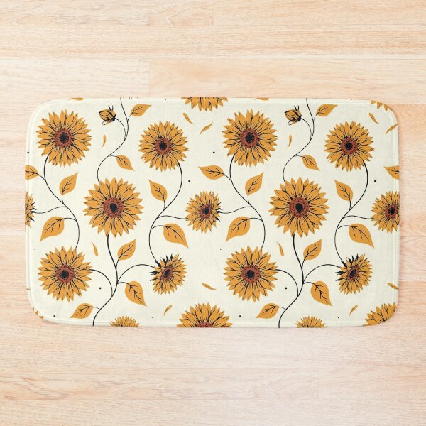 Item preview, Bold Sunflower Botanical Vine Pattern designed and sold by NuvoraNest.