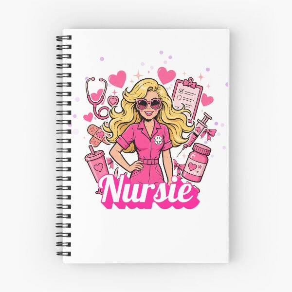 Item preview, Nursie Barbiecore Nurse Pink Doll Nurse Retro Pink Glam Coquette Aesthetic designed and sold by Neurospicy Trolls.