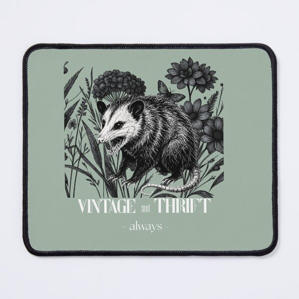Item preview, Vintage and Thrift Always Opossum WildflowersDesign designed and sold by Oddlycuteart .