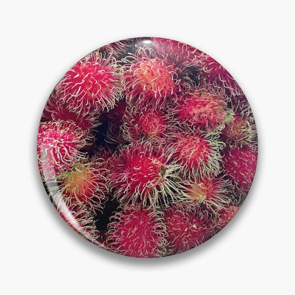 Item preview, Vibrant Rambutan Fruit Close-Up designed and sold by TrisaThyme.