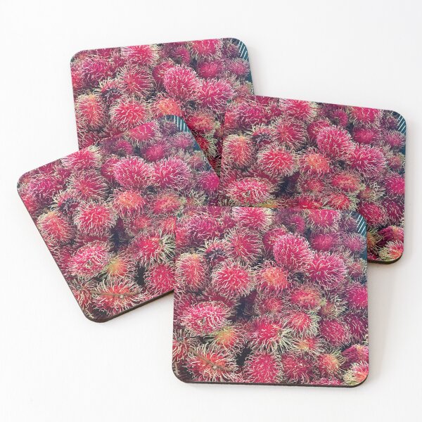 Item preview, Vibrant Rambutan Fruit Close-Up designed and sold by TrisaThyme.