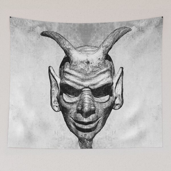 Item preview, Horned Demon Mask With Goat Beard designed and sold by Ghoul Enterprises.