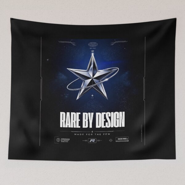 Item preview, Rare By Design Silver Star Streetwear | Premium Urban Fashion Graphic designed and sold by DervoTeck2767.