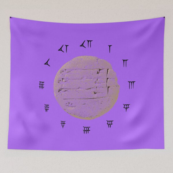 Item preview, Babylonian Tablet (black horizontal - available in other designs) designed and sold by MarkArtDesignUK.