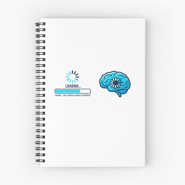 Item preview, Brain Loading Mental Refresh in Progress designed and sold by SurrealSproutz.
