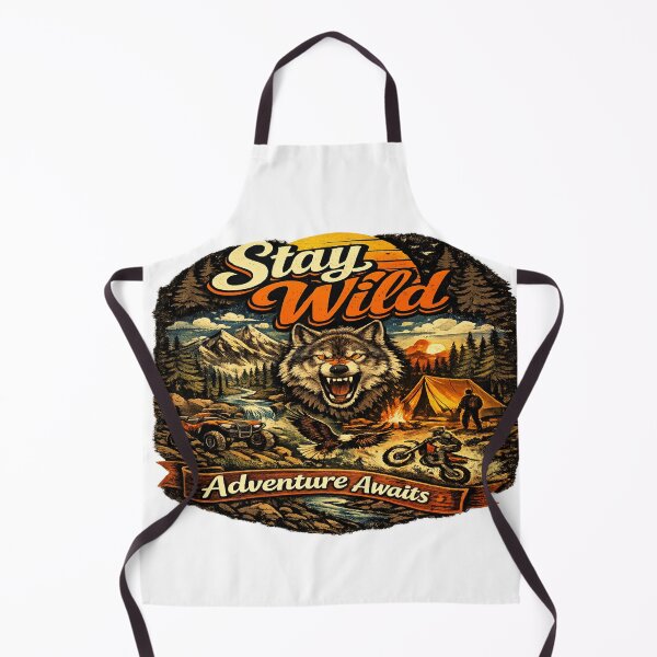 Item preview, stay wild adventure awaits designed and sold by TeesNTatts.