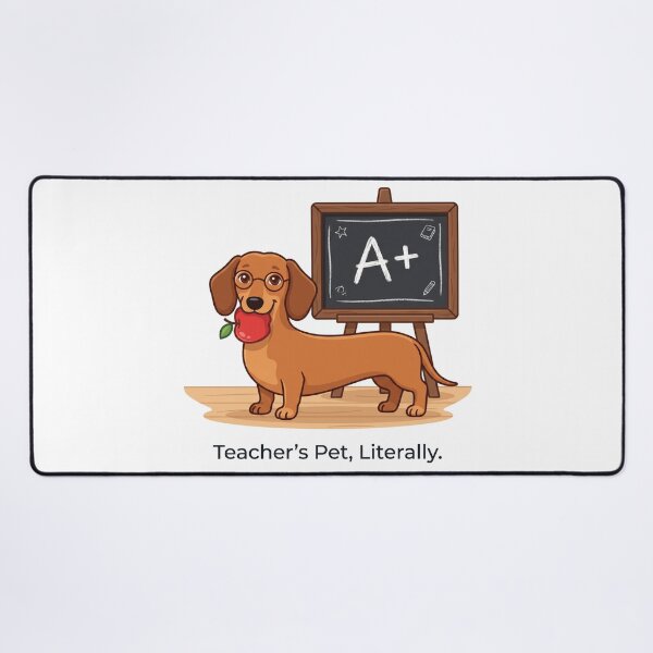 Item preview, Dachshund Teacher Gift A Plus Classroom Design designed and sold by jgoteiner.