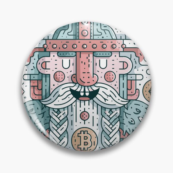 Item preview, Tótem criptovikingo: guardianes de Bitcoin y Ethereum designed and sold by Romgora.