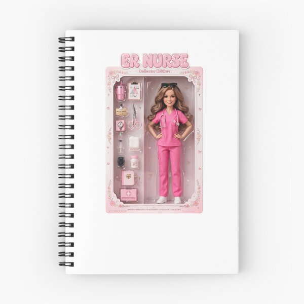 Item preview, Nurse ER Nurse Collector Edition Doll Barbiecore Pink Scrubs Doll designed and sold by Neurospicy Trolls.