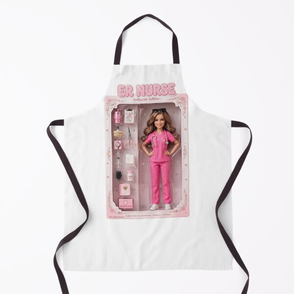 Item preview, Nurse ER Nurse Collector Edition Doll Barbiecore Pink Scrubs Doll designed and sold by Neurospicy Trolls.