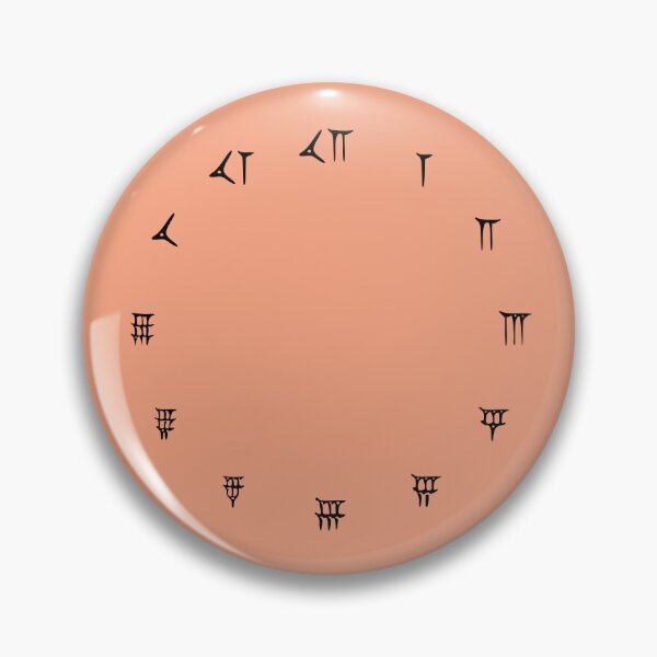 Item preview, Babylonian Numerals (black horizontal - available in other designs) designed and sold by MarkArtDesignUK.