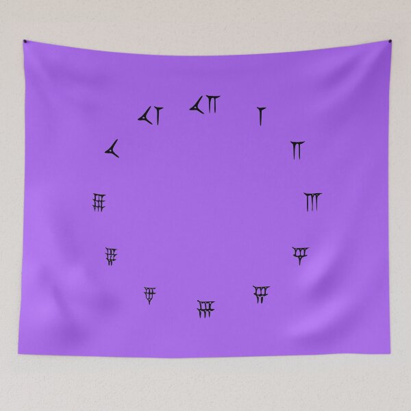 Item preview, Babylonian Numerals (black horizontal - available in other designs) designed and sold by MarkArtDesignUK.