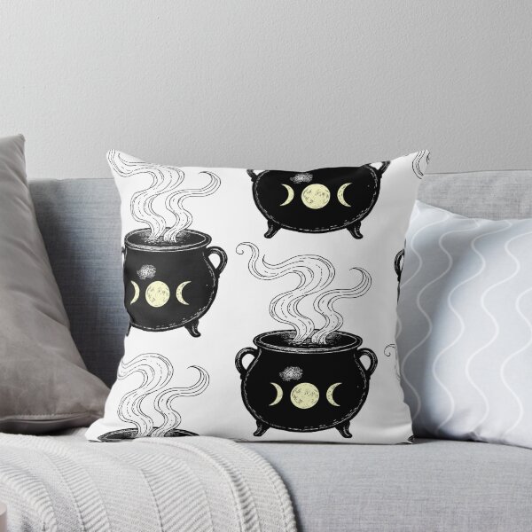 Item preview, Moonlit Witch Cauldron | Magical Potion Illustration  designed and sold by Marianarcezar.