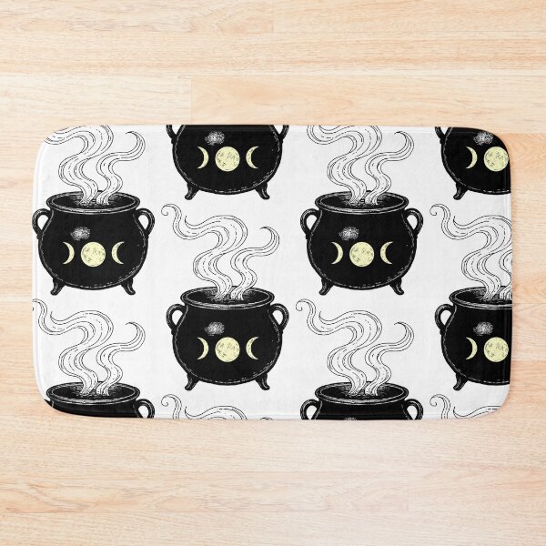 Item preview, Moonlit Witch Cauldron | Magical Potion Illustration  designed and sold by Marianarcezar.