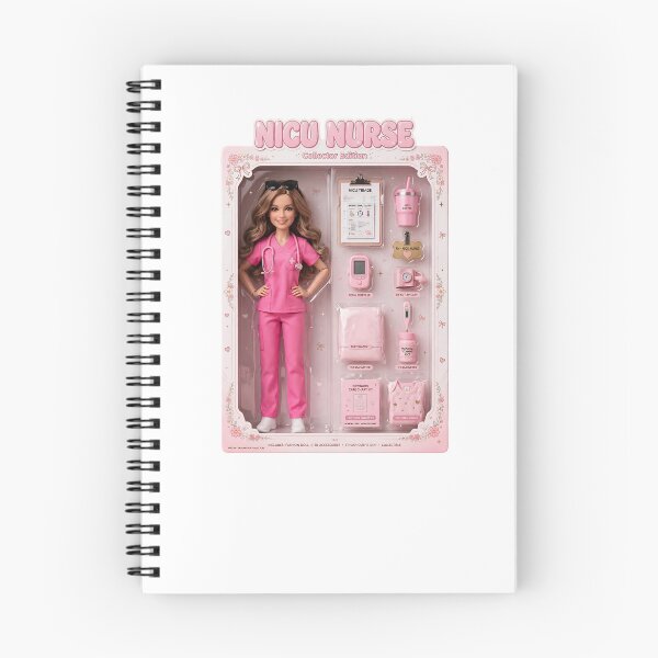 Item preview, Nurse NICU Nurse Collector Edition Doll Barbiecore Pink Scrubs designed and sold by Neurospicy Trolls.