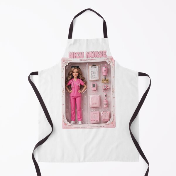 Item preview, Nurse NICU Nurse Collector Edition Doll Barbiecore Pink Scrubs designed and sold by Neurospicy Trolls.