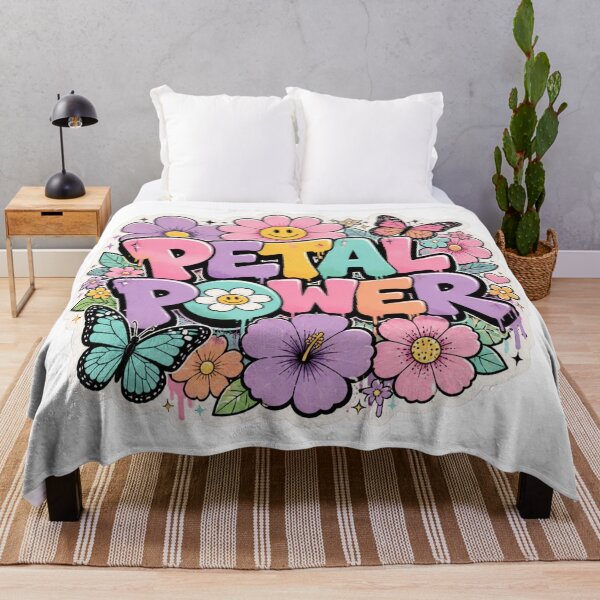 Item preview, PETAL POWER Graffiti Sticker PNG | Colorful Floral Typography | Cute Spring Flower Vinyl Decal for Laptop, Journal & Water Bottle designed and sold by Stylestickers55.