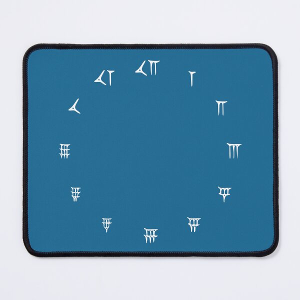 Item preview, Babylonian Numerals (white horizontal - available in other designs) designed and sold by MarkArtDesignUK.