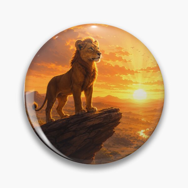 Item preview, Young Lion at African Sunrise designed and sold by MIAMwits.