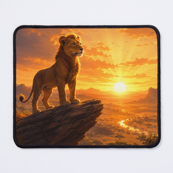 Item preview, Young Lion at African Sunrise designed and sold by MIAMwits.