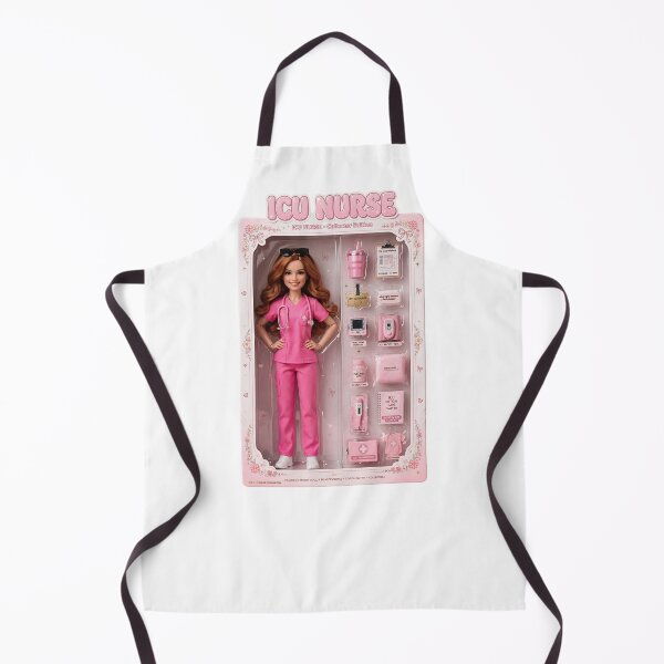 Item preview, ICU Nurse Collector Edition Doll Barbiecore Nurse Pink Scrubs Doll In Box designed and sold by Neurospicy Trolls.
