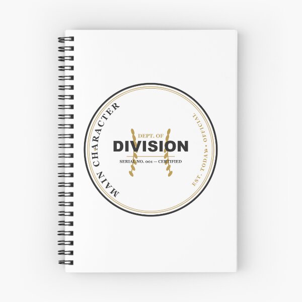 Item preview, Main Character Division Official Seal Parody Design designed and sold by Mega-Shopping.