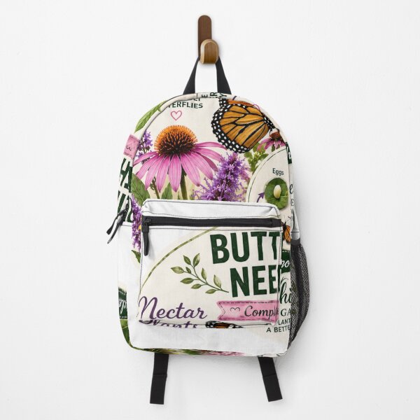 Item preview, Butterflies Need Both | Host Plants & Nectar Plants | Butterfly Life Cycle designed and sold by Whiskered Garden Studio.
