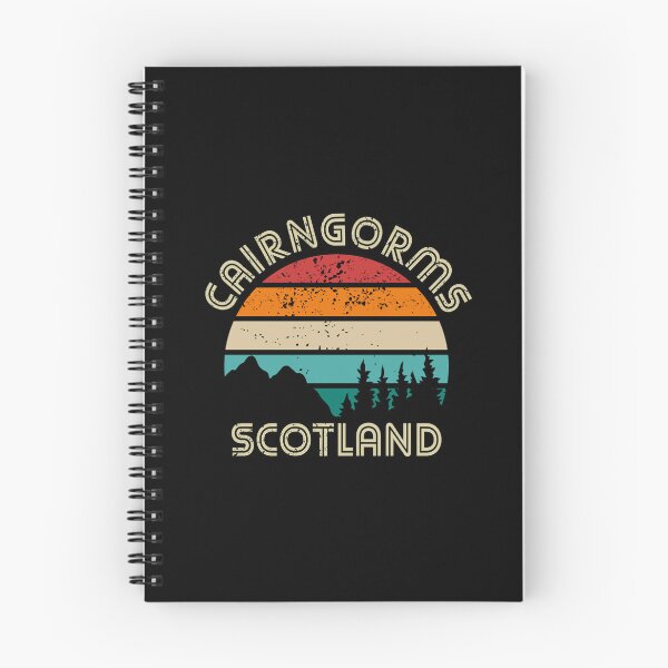 Item preview, Cairngorms Scotland Vintage Retro Sunset designed and sold by ForzaDesigns.