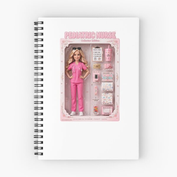 Item preview, Pediatric Nurse Collector Edition Doll Barbiecore Nurse Pink Scrubs Doll in Box designed and sold by Neurospicy Trolls.
