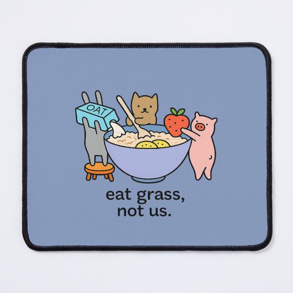 Item preview, Eat grass, not us designed and sold by Lenock.