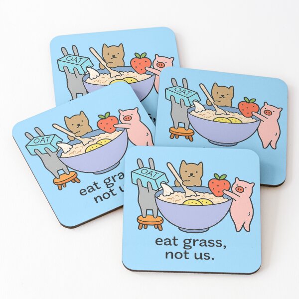 Item preview, Eat grass, not us designed and sold by Lenock.