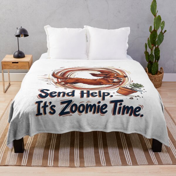 Item preview, Zoomies Dachshund Funny Wiener Dog Chaos T-Shirt Design designed and sold by jgoteiner.