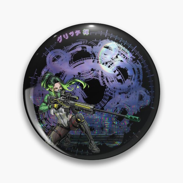 Item preview, Kyra - Cyberpunk Anime Sniper Girl designed and sold by GlitchZen.