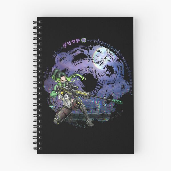 Item preview, Kyra - Cyberpunk Anime Sniper Girl designed and sold by GlitchZen.
